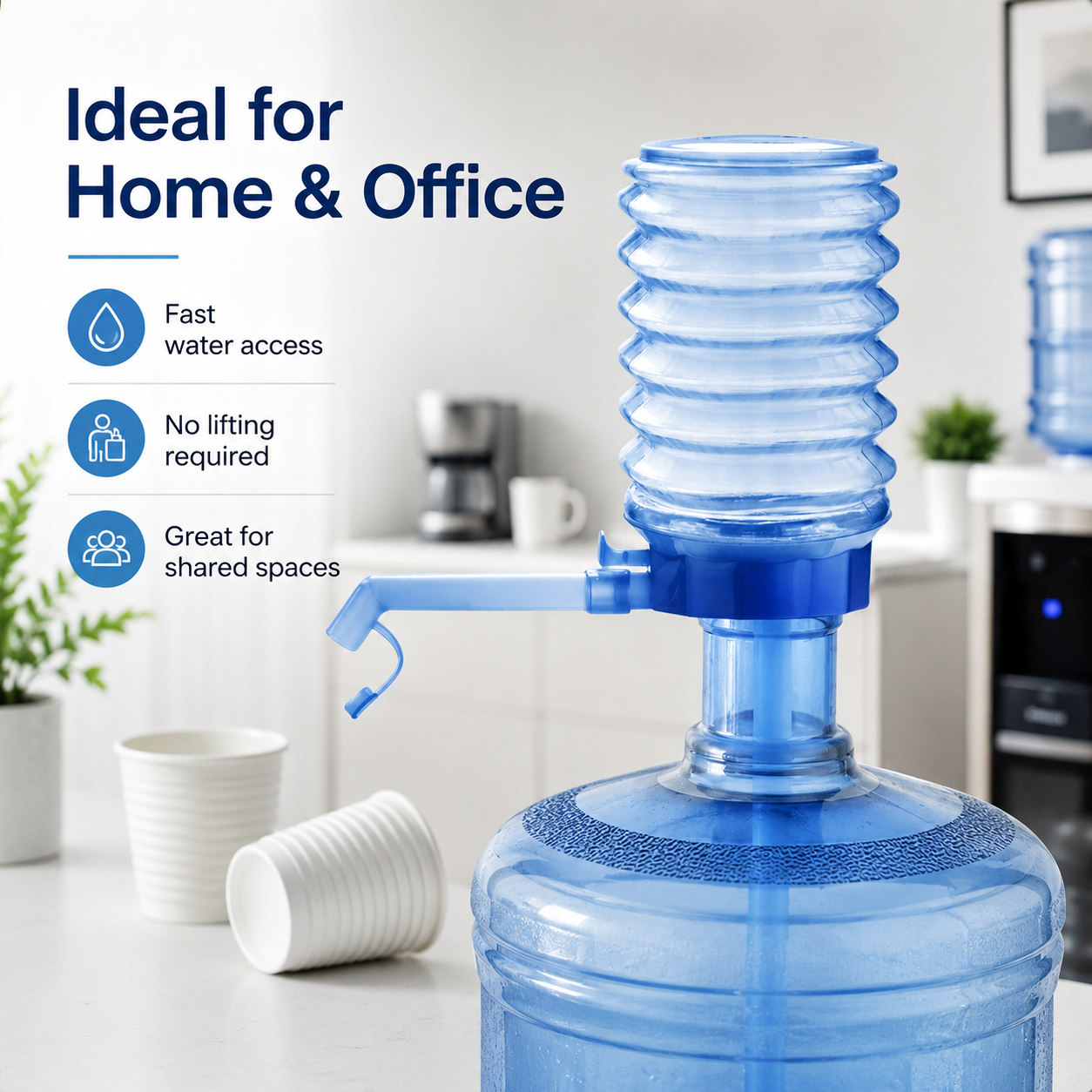 Simple Manual Water Pump for Bottled Water
