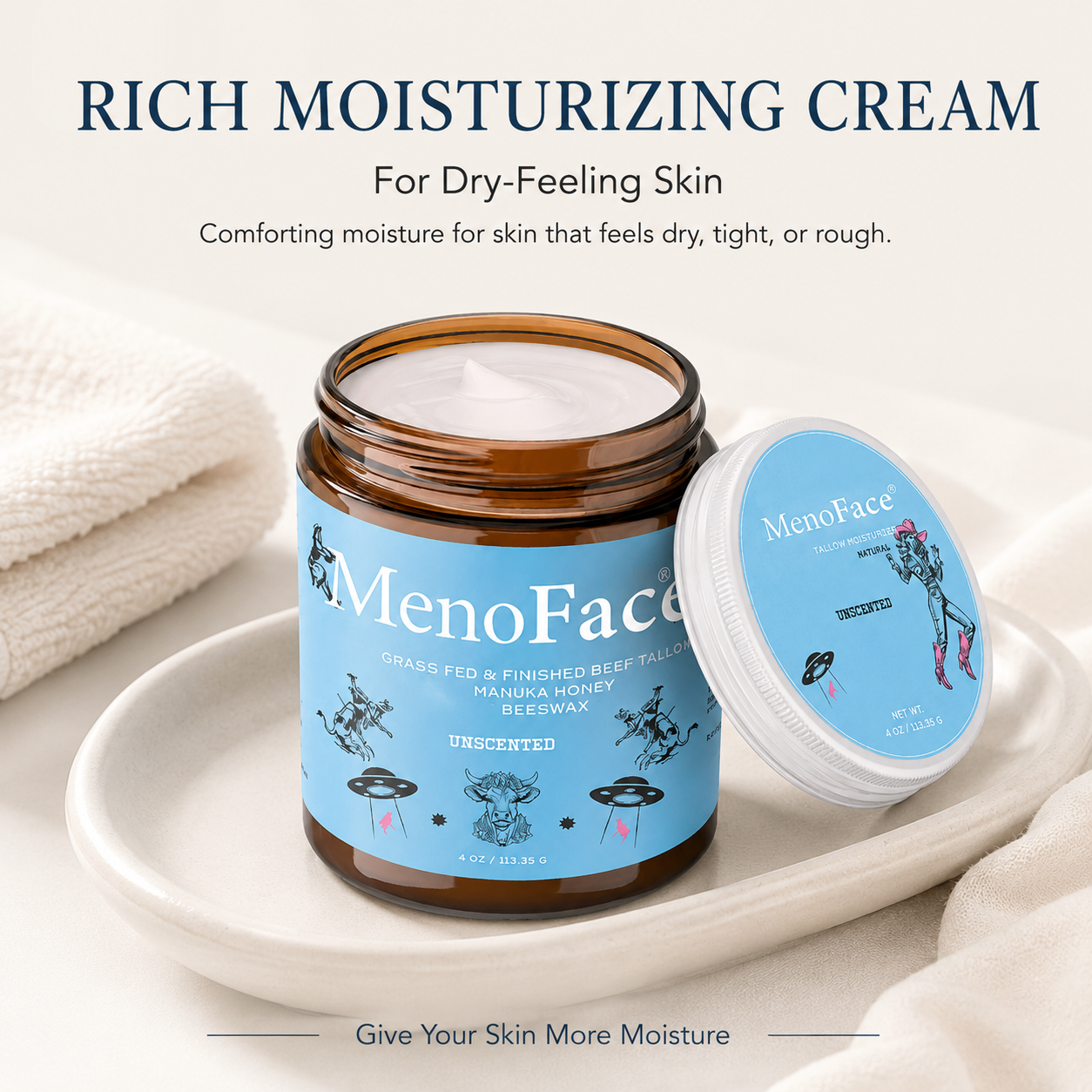 Rich Moisturizing Cream For Dry-Feeling Skin