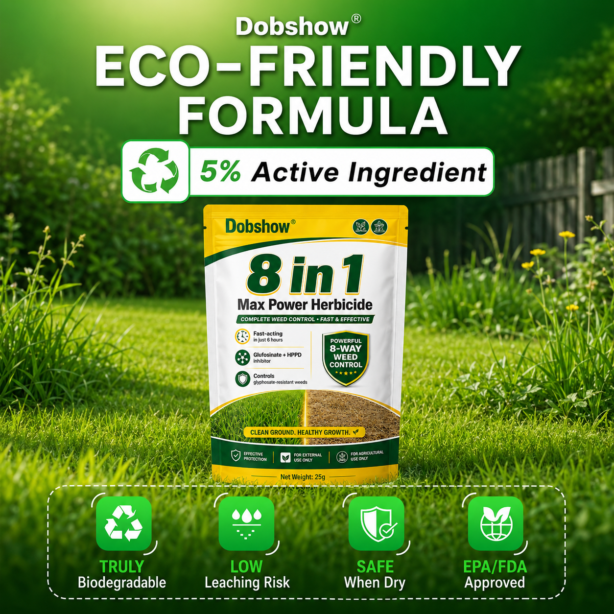 Dobshow® 8 in 1 Cyclosinone Anti-Weed Granules